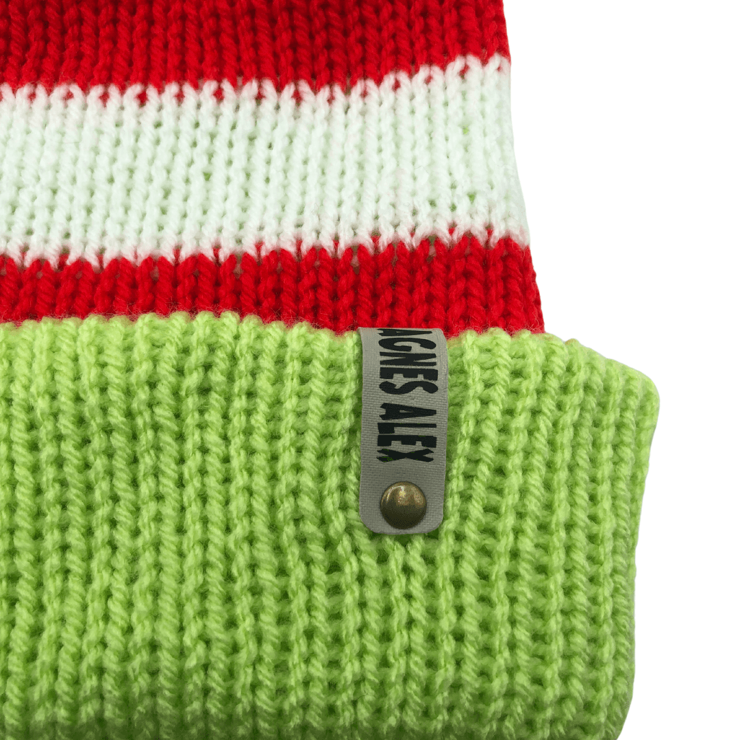 Grinch Beanie Bobble Hat - AGNES ALEX