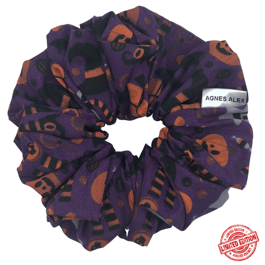 Halloween Scrunchie Purple - AGNES ALEX