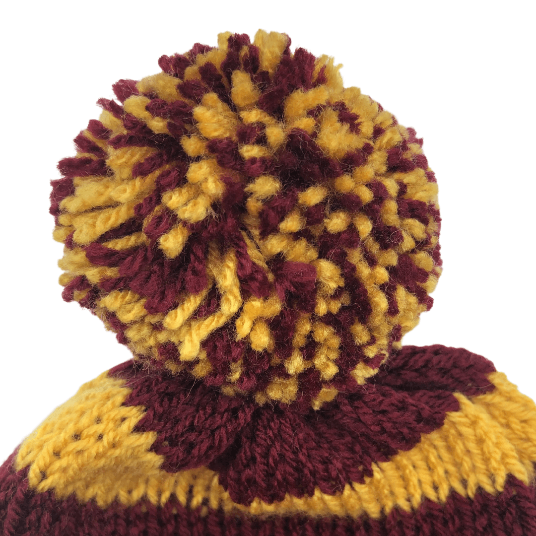 Harry Potter House Gryffindor Beanie Bobble Hat - AGNES ALEX