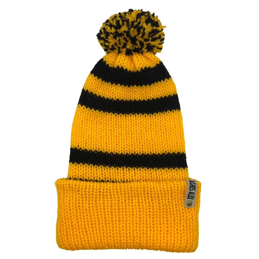 Harry Potter House Hufflepuff Beanie Bobble Hat - AGNES ALEX