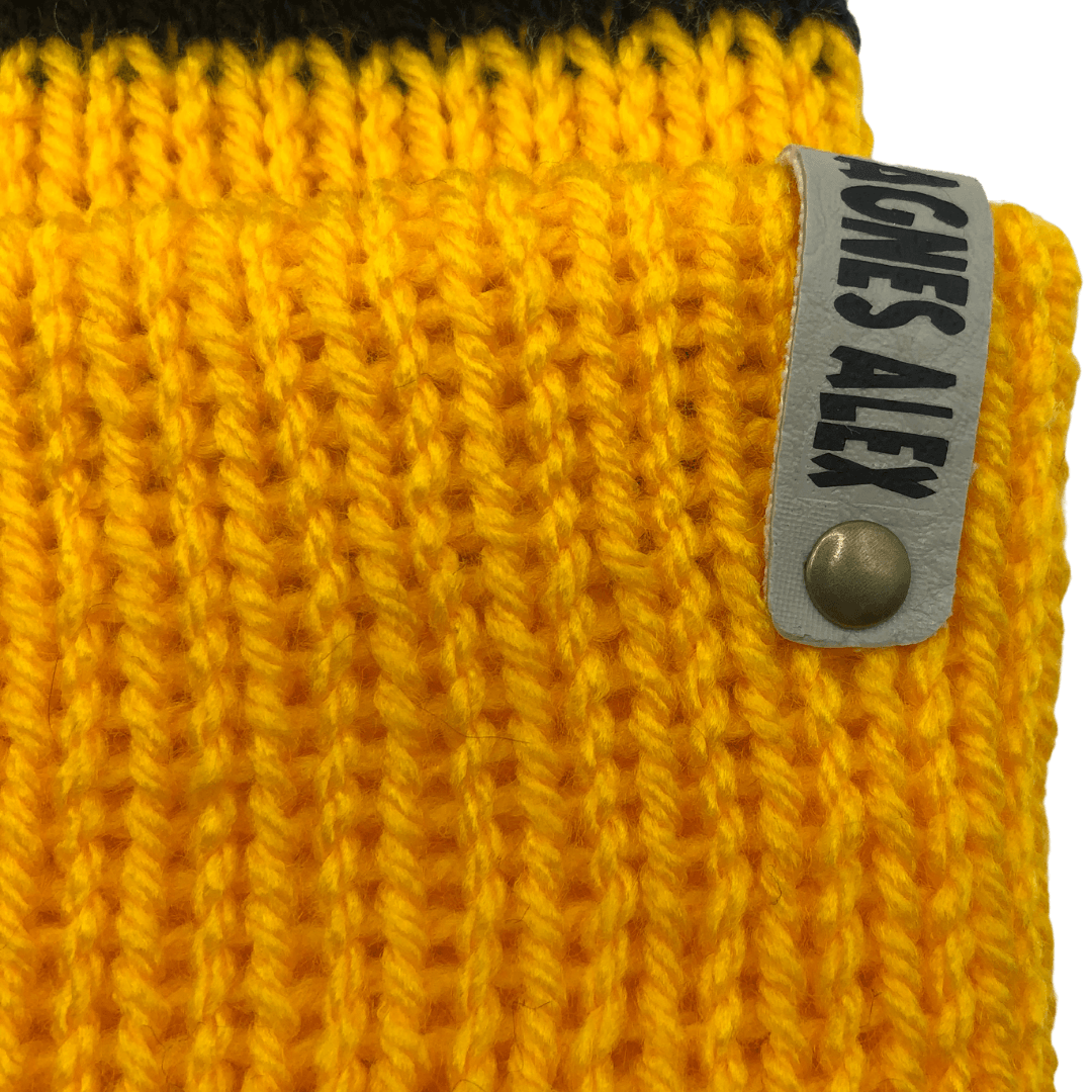 Harry Potter House Hufflepuff Beanie Bobble Hat - AGNES ALEX