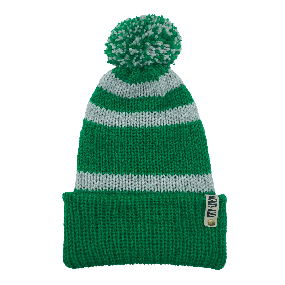 Harry Potter House Slytherin Beanie Bobble Hat - AGNES ALEX