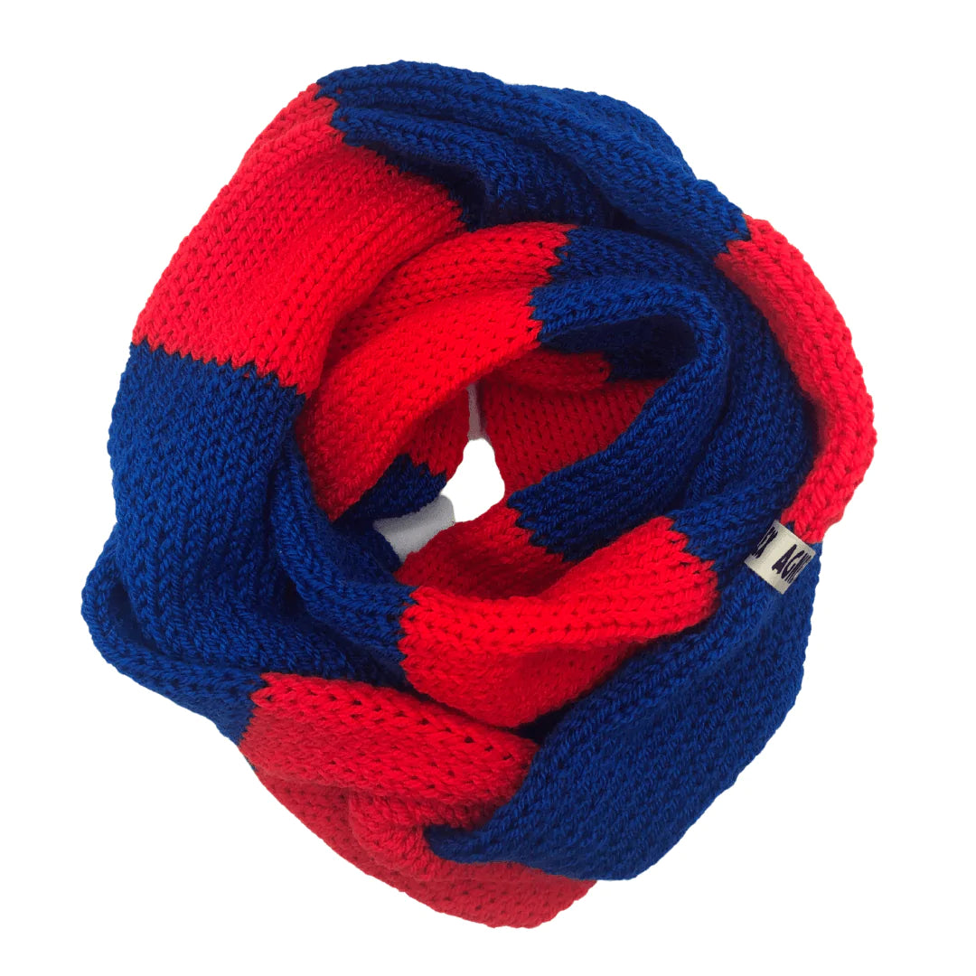 Oban Scarf Blue/Red - AGNES ALEX