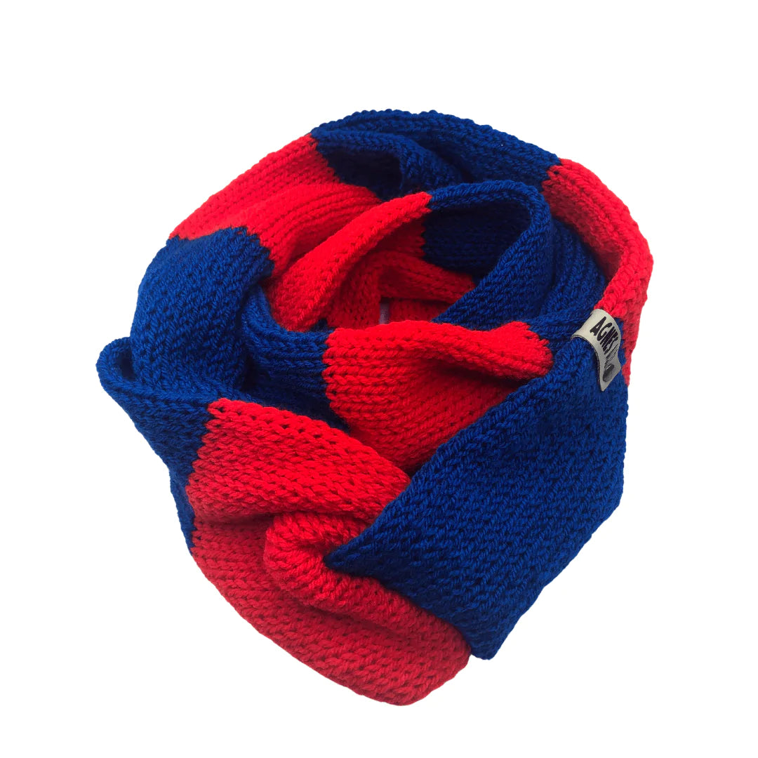 Oban Scarf Blue/Red - AGNES ALEX