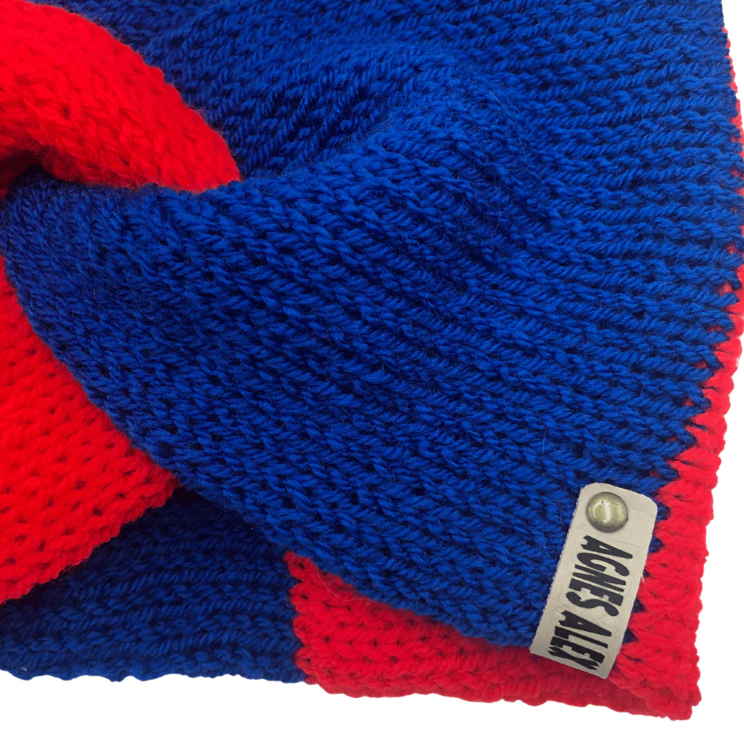 Oban Scarf Blue/Red - AGNES ALEX