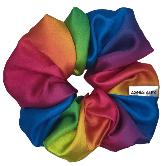 Rainbow Scrunchie Medium - AGNES ALEX