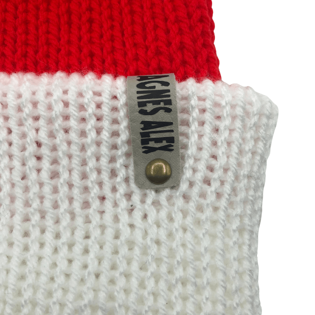 Santa Claus Beanie Bobble Hat - AGNES ALEX